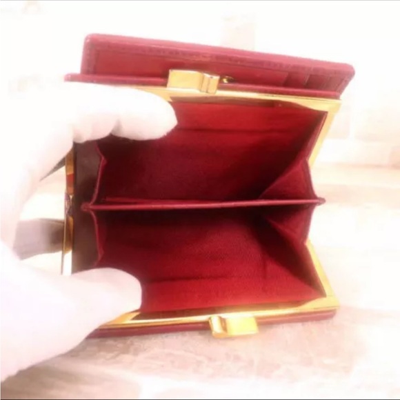 Lady Dior Cannage Kiss Lock Wallet EUC - Picture 7 of 8